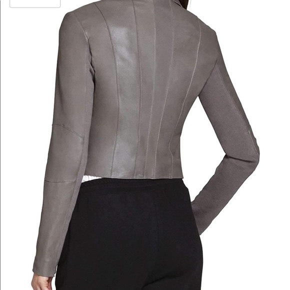 BCBGMAXAZRIA Lola Leather Moto Jacket - Picture 2 of 6